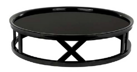 Black Lacquer Center Table
