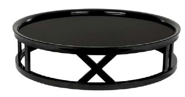 Black Lacquer Center Table