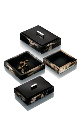 Arca-Glossy Black Lacquer Mod Box