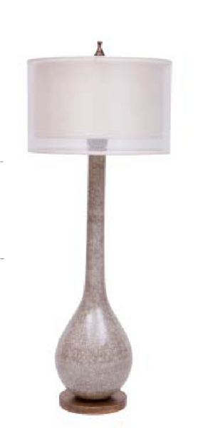 Tall Marbled Table Lamp