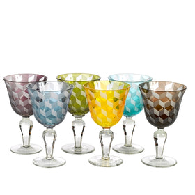 Blocks Wine Glasses